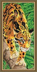 520 грн  Алмазная мозаика АТ3216 Набор алмазной мозаики Дымчатый леопард