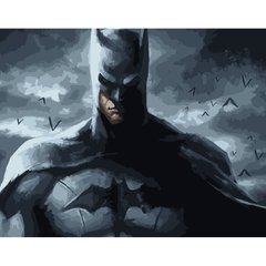 315 грн  Живопись по номерам Набор для росписи по номерам Воинствующий Бэтмен, 40х50 см, DY162
