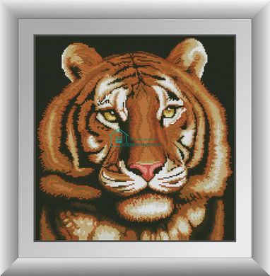 535 грн  Алмазная мозаика 30257 Набор алмазной мозаики Портрет тигра