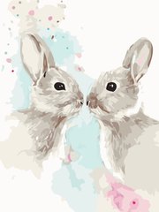 240 грн  Живопись по номерам AS0481 Набор живописи по номерам Цветные кролики