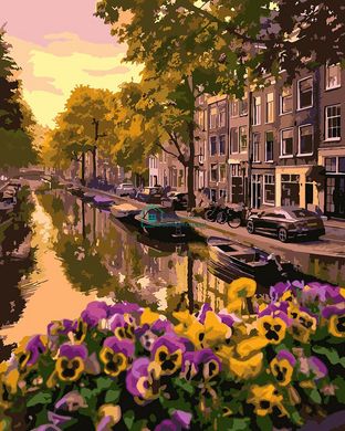 299 грн  Живопись по номерам KHO3553 Набор-раскраска по номерам Цветущий Амстердам