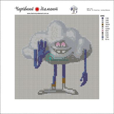 220 грн  Алмазная мозаика КДИ-1125 Набор алмазной вышивки Тролль Mr. Cloud Guy – Мистер Облачко