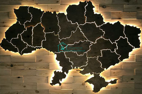 1 650 грн  Алмазная мозаика КДИ-1177 Набор алмазной вышивки мозаики Карта Украины
