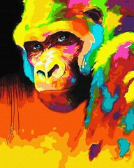 329 грн  Живопись по номерам BK-GX30846 Набор для рисования картины по номерам Орангутанг в красках