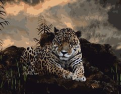 395 грн  Живопис за номерами VA-0447 Набір для розпису по номерах Стомлений леопард