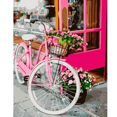 395 грн  Живопись по номерам VA-0854 Набор для рисования по номерам Цветочный велосипед