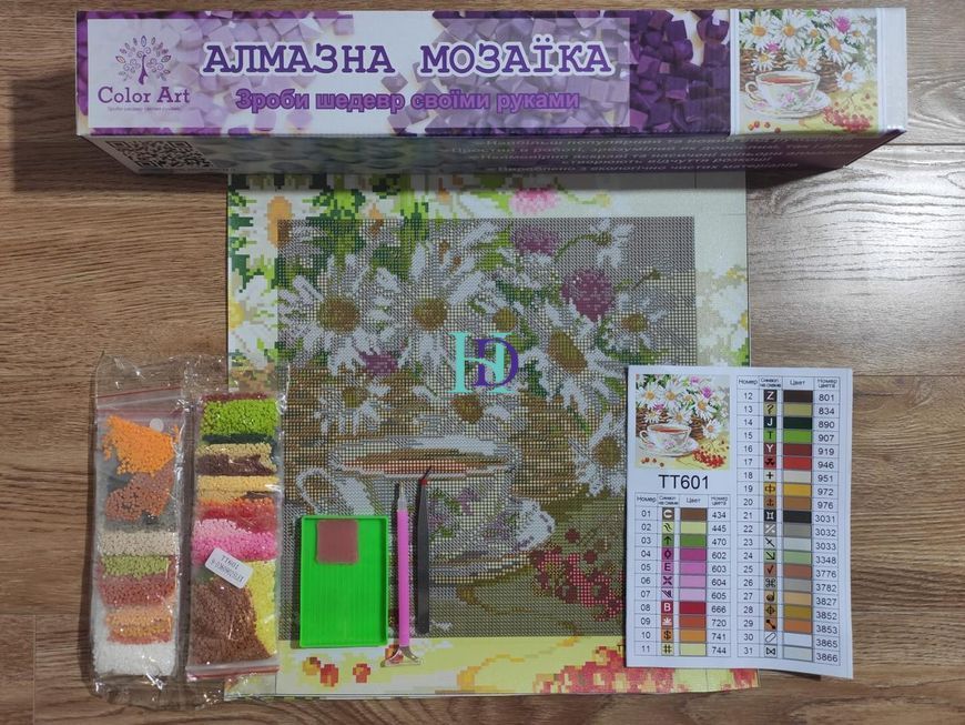 TT601 Набір діамантової мозаїки 30х30см Чаювання