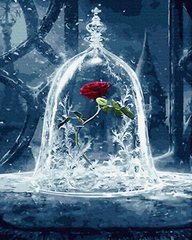 339 грн  Живопис за номерами BK-GX31438 Картина-розмальовка за номерами Зимова троянда