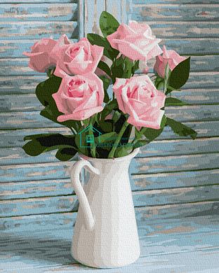279 грн  Живопис за номерами BK-GX37824 Набір живопису за номерами Свіжі троянди