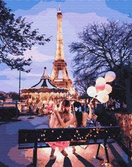 339 грн  Живопись по номерам BK-GX32088 Картина-раскраска по номерам Вечер в Париже