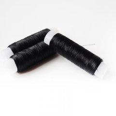 30 грн  Нитки для вышивания бисером 60/75КОРДЕМЧ Бисерные нитки CORDEM 60 75м Черные (для силянок)