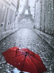 295 грн  Живопись по номерам 11207-AC Набор-раскраска по номерам Зонтик в Париже