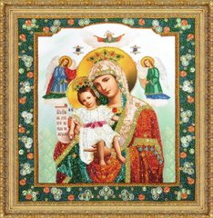 987 грн   Р-353 Ікона Божої Матері Достойно єсть Набір для вишивки бісером
