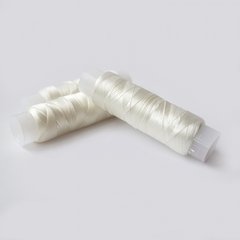 30 грн  Нитки для вышивания бисером 60/75КОРДЕМБ Бисерные нитки CORDEM 60 75м Белые (для силянок)