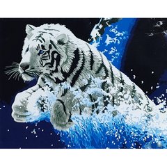 315 грн  Живопис за номерами Набір для розпису по номерах Білий тигр,40х50 см, GS045