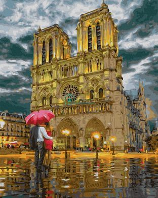 279 грн  Живопись по номерам BK-GX37021 Набор для рисования по номерам Храм в центре Парижа