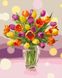 KH3064 Картина-раскраска Солнечные тюльпаны, В картонной коробке