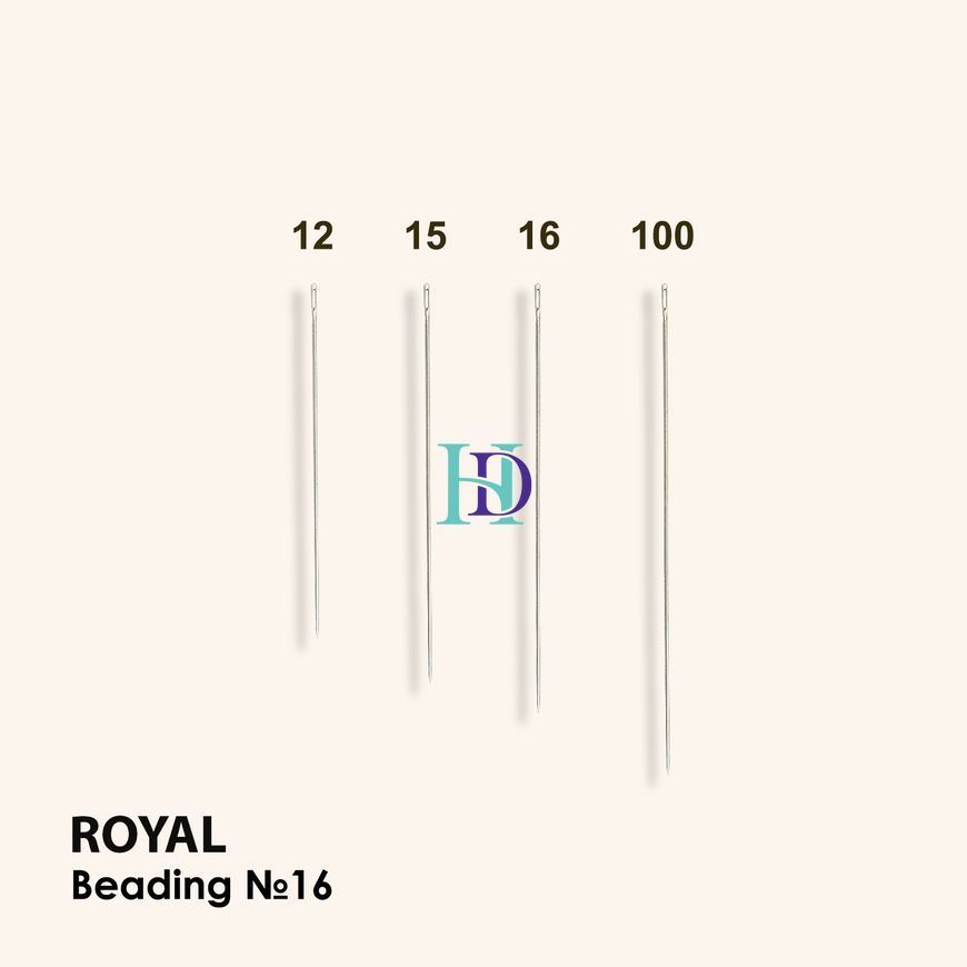 GBR-16 Бісерні голки Royal №16