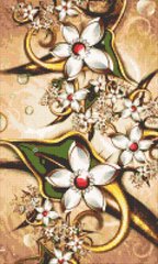800 грн  Алмазная мозаика DMP-309 Набор алмазной мозаики на подрамнике Винтажные цветы