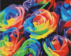 329 грн  Живопись по номерам BS057 Набор для рисования картины по номерам Радужные розы
