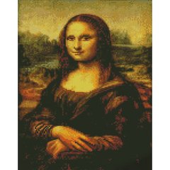 387 грн  Алмазная мозаика Набор для творчества, алмазная картина Класическая Мона Лиза 30х40 см, KB045