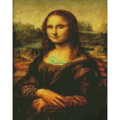 387 грн  Алмазная мозаика Набор для творчества, алмазная картина Класическая Мона Лиза 30х40 см, KB045