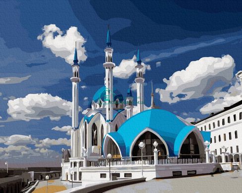 329 грн  Живопис за номерами BK-GX21165 Набір для малювання картини за номерами Блакитна мечеть
