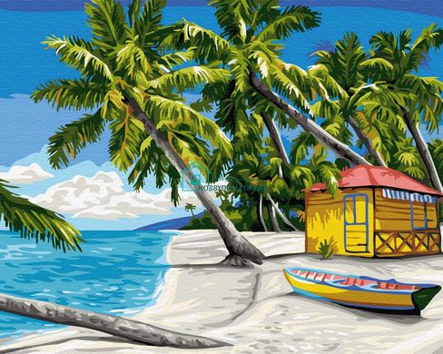 279 грн  Живопис за номерами BK-GX24112 Набір для малювання за номерами Райський острів