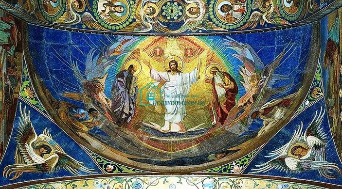 2 100 грн  Алмазная мозаика КДИ-0466 Набор алмазной вышивки Икона Преображение Господне (фрагмент мозаики храма)