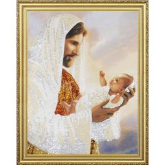 533 грн   Р-368 Иисус с младенцем Набор для вышивки бисером