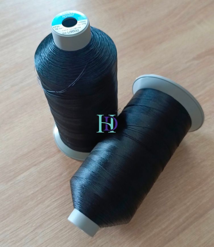 U9500 Нитки нейлонові Coats nymo 041/3000 Чорні (для силянок та криз)