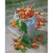 Набір для творчості алмазна картина Бідончик черешні, 40х50 см, D0045