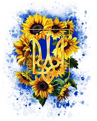 830 грн  Діамантова мозаїка КДИ-1510 Набір алмазної вишивки Герб України-3