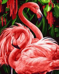 279 грн  Живопись по номерам BK-GX34305 Картина для рисования по номерам Важные фламинго