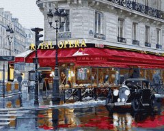 329 грн  Живопись по номерам BK-GX33250 Набор для рисования картины по номерам Парижское кафе