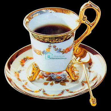 650 грн  Діамантова мозаїка DMP-118 Набір діамантового живопису на підрамнику Чашка ароматної кави