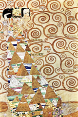 1 100 грн  Діамантова мозаїка КДИ-0222 Набір діамантової вишивки Очікування. Художник Gustav Klimt