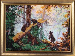 822 грн   594 Утро в сосновом лесу (по картине И. Шишкина) Набор для вышивания бисером