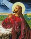 SPR014 Набор алмазной мозаики на подрамнике на подрамнике Иисус на горе 40х50см