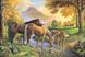 DM-250 Набор алмазной живописи Семья лошадей