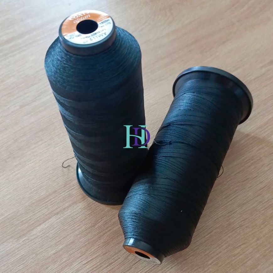 511WY Нитки нейлонові "капрон" Coats aptan 40/1500 м чорний