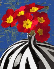 329 грн  Живопись по номерам BK-GX34152 Раскраска по номерам Цветы в вазе сюр