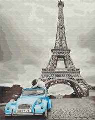 329 грн  Живопись по номерам BS51403 Картина по номерам Париж в стиле ретро 40 х 50 см