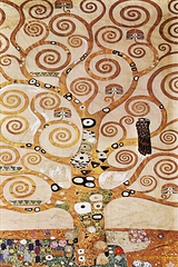 1 100 грн  Діамантова мозаїка КДИ-0224 Набір діамантової вишивки Дерево життя. Художник Gustav Klimt
