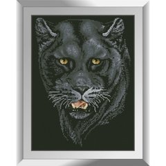 468 грн  Алмазная мозаика 31361 Черная пантера Набор алмазной живописи