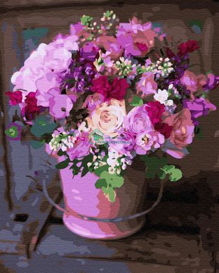 339 грн  Живопис за номерами BK-GX31918 Картина-розмальовка за номмерами Квіти з літнього саду