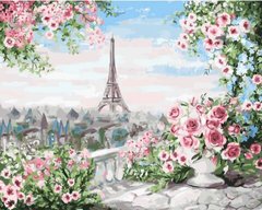 279 грн  Живопись по номерам BK-GX31675 Набор для рисования по номерам Вид из парижского сада
