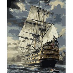 395 грн  Живопись по номерам VA-0884 Набор для рисования по номерам Величественный корабль