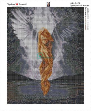 830 грн  Алмазная мозаика КДИ-0421 Набор алмазной вышивки Прекрасный Ангел