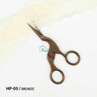 200 грн  Иглы, маркеры, разное НP-05/bronze Ножницы для рукоделия Цапли